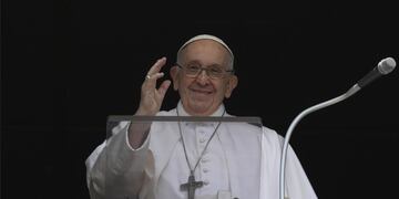 El Papa Francisco, en la Plaza San Pedro, este domingo 18 de junio. Foto: Vatican News.