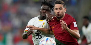 Portugal venció a Ghana 3 a 2 con un final para el infarto. (Foto: AP).