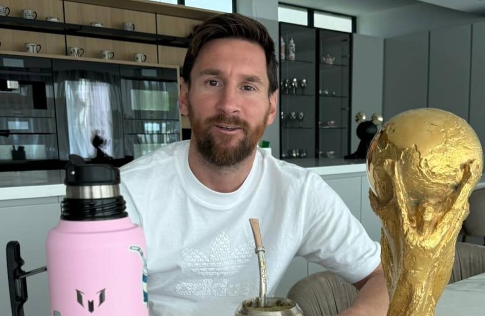 El equipo de mate Stanley de Lionel Messi cuesta el triple en Argentina