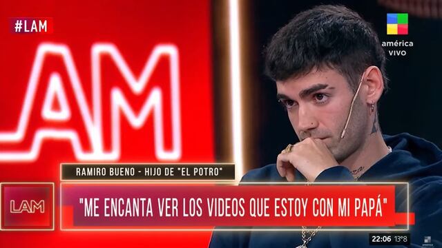 "Siento la presencia de mi papá en la gente que todavía lo admira", dijo el joven.