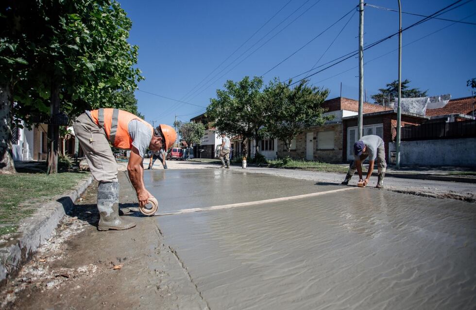 El Municipio realiza obras viales en seis frentes de manera simultánea
