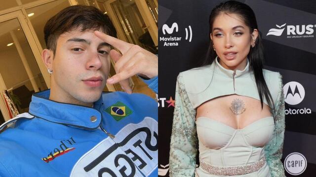 María Becerra se cruzó con Rusherking en los Premios Gardel 2023 y su reacción se hizo viral