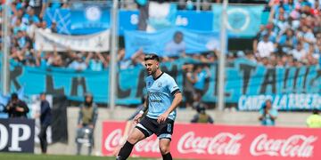 Alejandro Rébola, el marcador central de Belgrano en el ascenso (Prensa Belgrano)