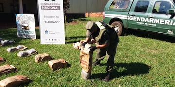 Golpe al narcotráfico en Caraguatay: Gendarmería decomisó 216 kilogramos de marihuana