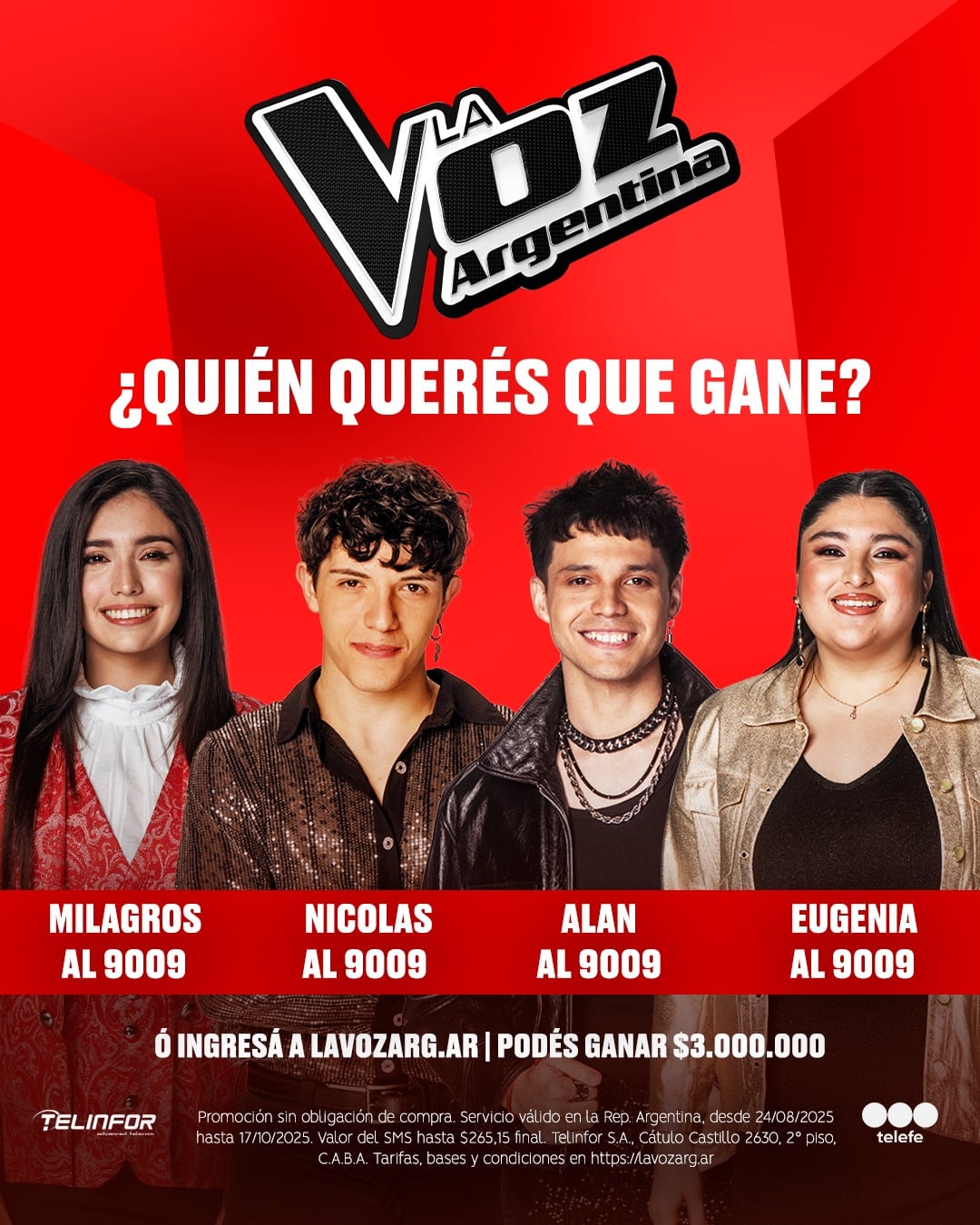 La Voz Argentina finalistas