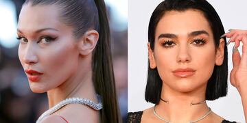 Dua Lipa y Bella Hadid.