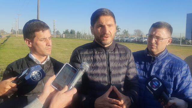 Leo Viotti, Maximiliano Pullaro y Lisandro Mársico