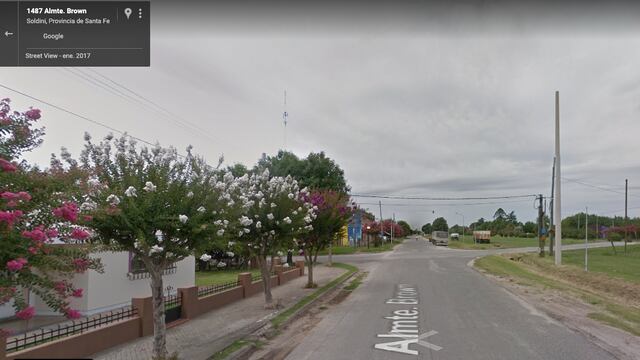 Soldini: entraron a su casa, la golpearon y le robaron alrededor de 400 mil pesos (Google maps)