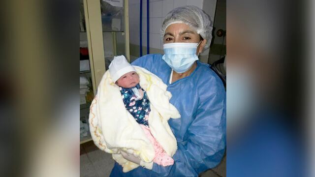 Lara nació en la ambulancia (Infohuella)