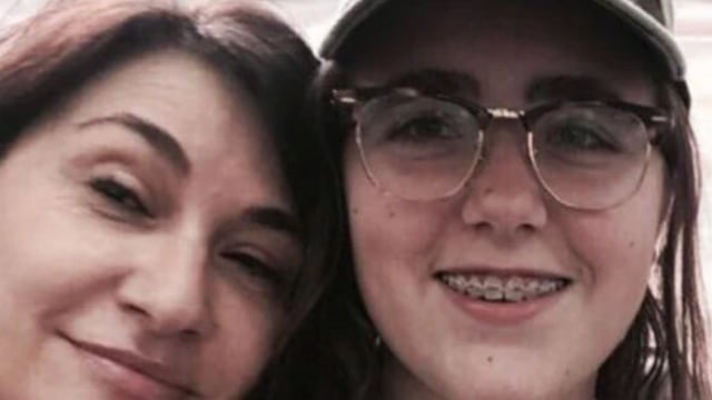 Tuta, una de las hijas de María Laura Santillán.