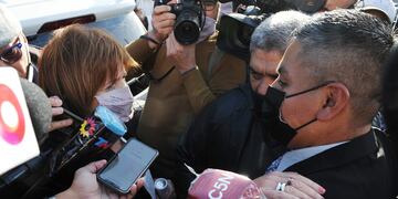 Caso Chocobar
Tribunales de Comodoro Py
Luis Chocobar se abraza con Patricia Bullrich luego de conocerse la sentencia.
Foto Clarin