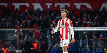 Nicolás Dubersarsky volvió a la titularidad en la fecha pasada, y ante River fue el capitán de Instituto (Prensa IACC)