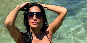 Silvina Escudero posó con un look revelador en su cuenta de Instagram. Foto: Instagram.