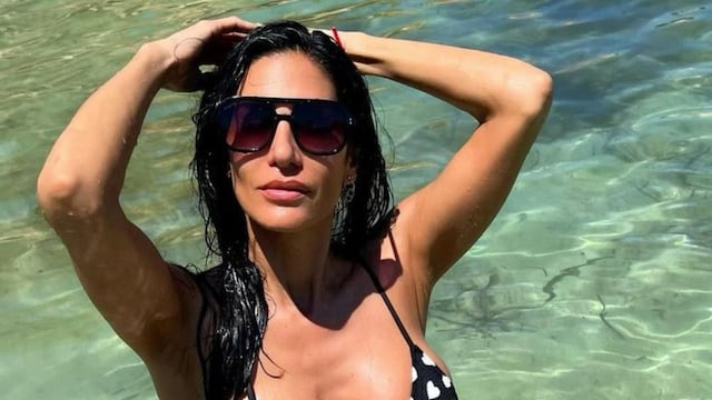 Silvina Escudero posó con un look revelador en su cuenta de Instagram. Foto: Instagram.