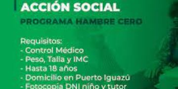 Durante esta semana continuará la entrega de “Hambre Cero” en Puerto Iguazú.