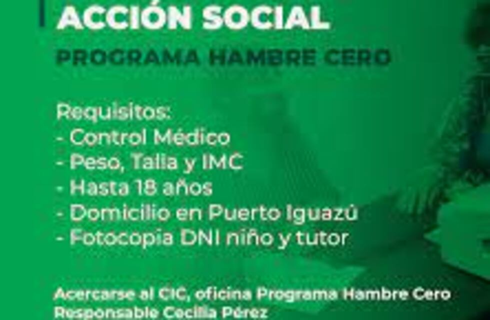 Durante esta semana continuará la entrega de “Hambre Cero” en Puerto Iguazú