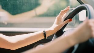 La conductora se hizo viral