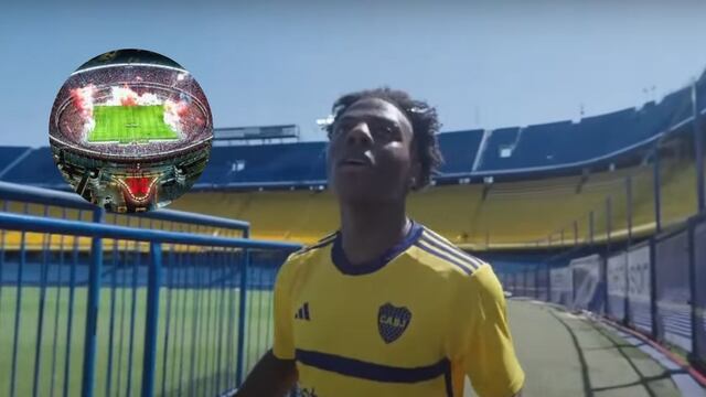 Fue a La Bombonera y no a la cancha de River.