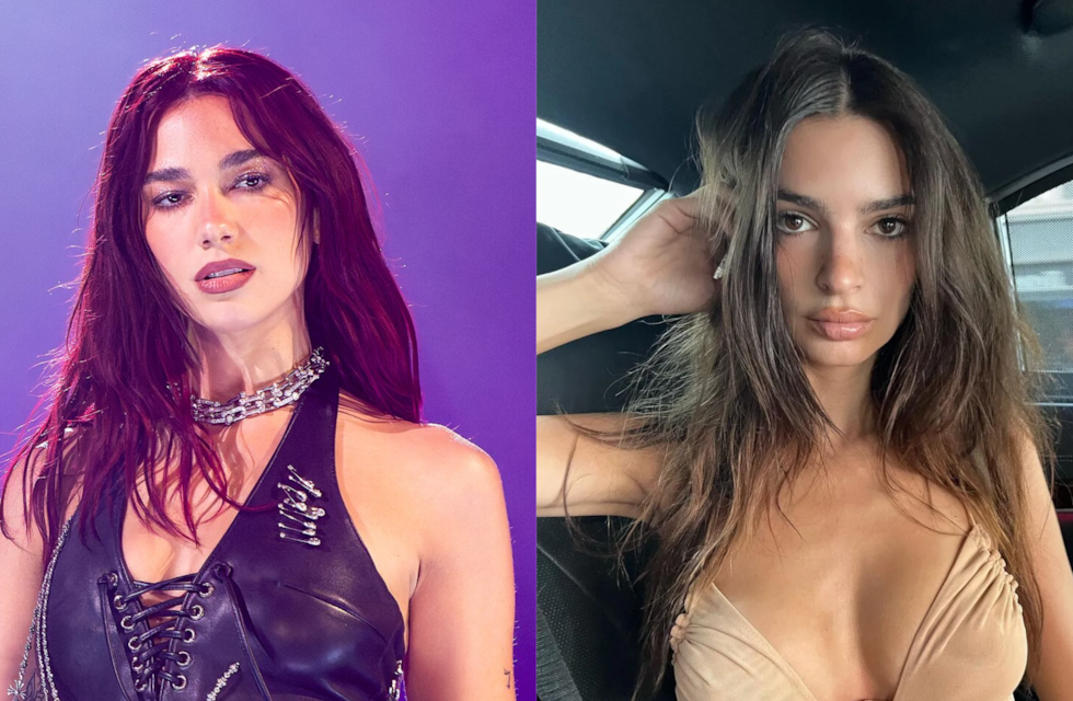 Emily Ratajkowski y Dua Lipa posaron juntas con looks mega sensuales y enloquecieron a sus fans