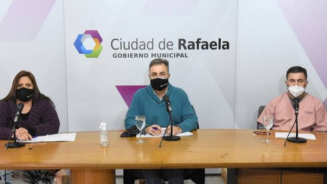 Conferencia de prensa sobre situación epidemiológica en Rafaela al 18/06/2021
