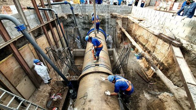 Finalizaron las obras y este domingo el suministro de agua potable se normalizará.