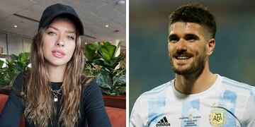 La China Suárez y Rodrigo de Paul.