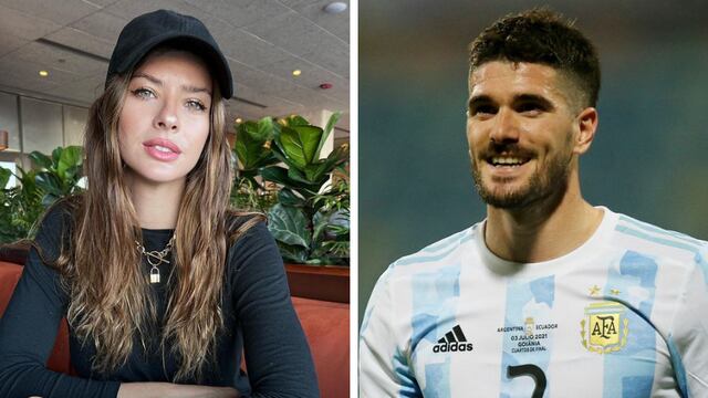 La China Suárez y Rodrigo de Paul.