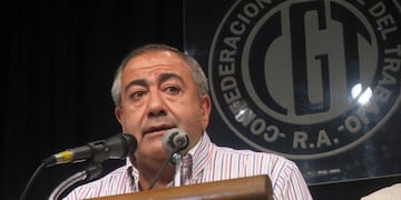 Líder. El cosecretario de CGT, Héctor Daer. (Archivo)