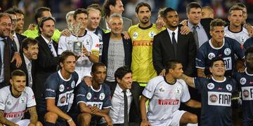 Diego Maradona y su bronca con Mauro Icardi en 2014.