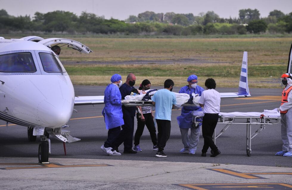 Abigail Jiménez aterrizó en San Fernando para continuar con su tratamiento contra el cáncer en Buenos Aires