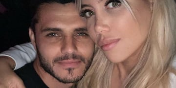 Wanda Nara y Mauro Icardi. (Instagram)
