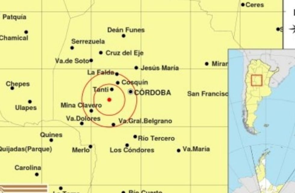 Temblor en las Sierras de Córdoba: vecinos de Carlos Paz y Tanti registraron el sismo