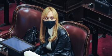 La senadora Anabel Fernández Sagasti cerró la reunión en la que se trató el proyecto de sumar zonas a las áreas frías del país.. Federico Lopez Claro/La Voz