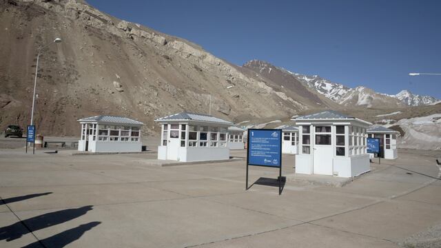 Corredor Seguro en el Paso Cristo Redentor. Foto: Gobierno de Mendoza.