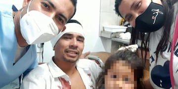 Un efectivo de la Policía de la Ciudad terminó herido tras un tiroteo con delincuentes en un colectivo de la línea 257, en San Francisco Solano. (Twitter)