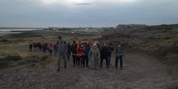 Comenzó un nuevo ciclo de trekking nocturno bajo la luna llena.