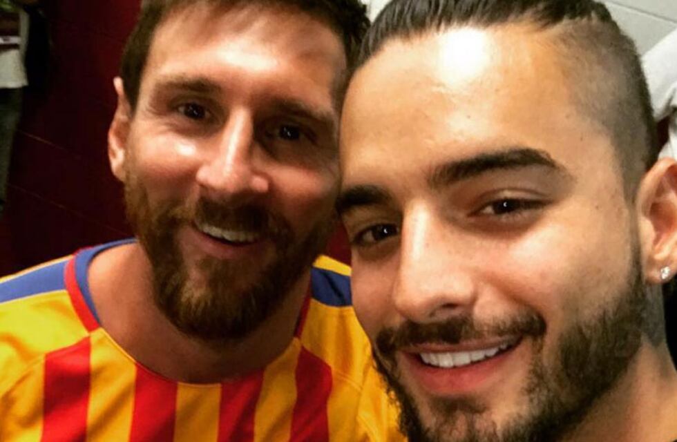 Maluma recibió un regalo muy especial de Lionel Messi detrás de escena: “Te amo, mi bro”