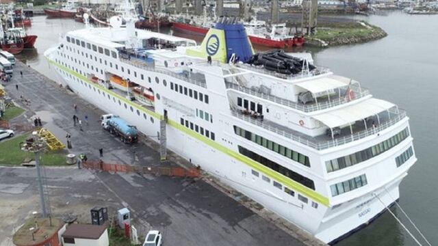 El crucero Hamburg que arribó a Buenos Aires desde Cabo Verde