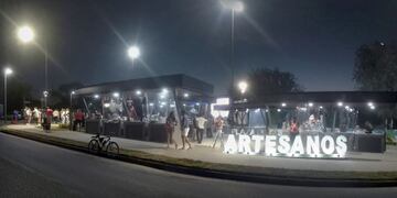 Vista del paso de los Artesanos