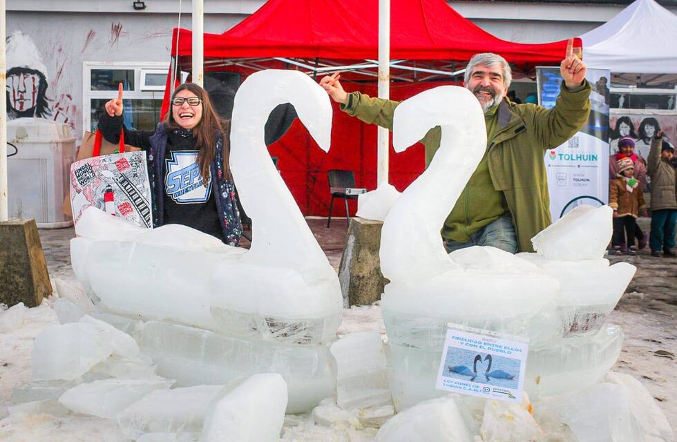 Tolhuin: premiación del 11° Festival de Esculturas en Hielo
