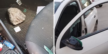 El profesional de la salud destrozó el auto de su compañera de trabajo.