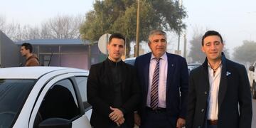 Leonardo Viotti, Fabían Bastía y Matías Figueroa