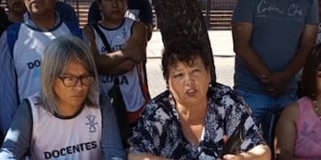 Mercedes Sosa (CEDMS) y Susana Ustarez (APOJ Jujuy) expusieron ante los medios los pedidos presentados al Gobierno.