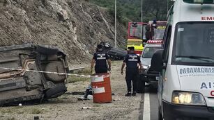 Las imágenes del terrible siniestro vial en Córdoba.