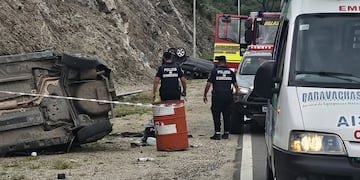 Las imágenes del terrible siniestro vial en Córdoba.
