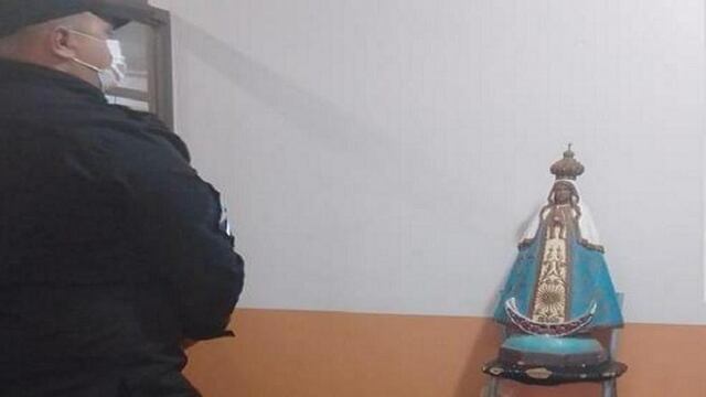Robaron una virgen de una capilla en Garuhapé.