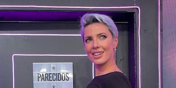 Tamara Bella cautivó con un look "total black" con transparencias y brillos