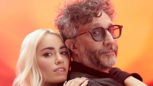 El compositor y la actriz grabaron "Gente en la calle" para "La conquista del espacio".