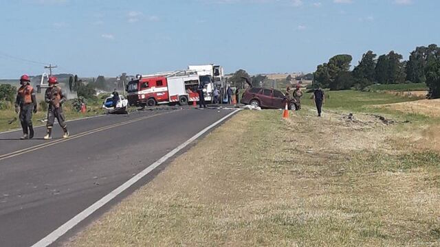 Grave accidente en la Ruta 12.