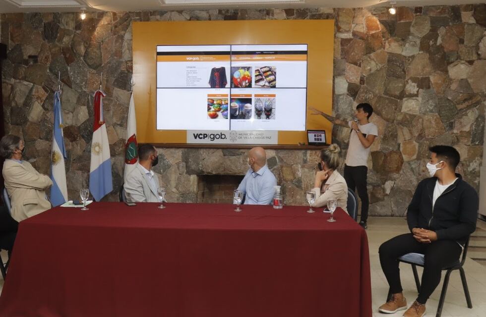 Carlos Paz presentó un portal web que propone exponer los productos de emprendedores y artesanos locales